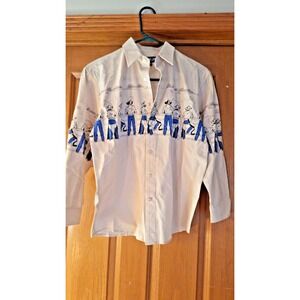 Panhandle Boys Border Print Western Snap Shirt NEW kids Size 14